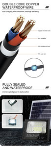 Projecteurs solaires d'extérieur étanches IP65 à commande à distance 15W pour <span class=keywords><strong>jardin</strong></span>, vente en gros à prix réduit - Product Image 5