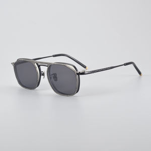 Occhiali da Sole Polarizzati Magnetici <span class=keywords><strong>3</strong></span>-in-1 per Pilota, in Titanio di Qualità, Protezione UV400, per Uomo e Donna - Product Image 3