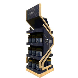 Expositor <span class=keywords><strong>de</strong></span> Suplementos <span class=keywords><strong>de</strong></span> Madera Desmontable <span class=keywords><strong>de</strong></span> Múltiples Niveles Ray Custom para Gimnasios/<span class=keywords><strong>Tiendas</strong></span> <span class=keywords><strong>de</strong></span> Fitness, Estante para Alimentos, Proteínas en Polvo y Productos Deportivos - Product Image 4