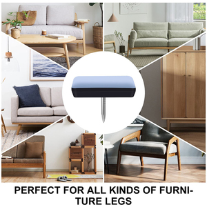 Deslizadores cuadrados para muebles, protectores <span class=keywords><strong>de</strong></span> patas para sillas, muebles <span class=keywords><strong>de</strong></span> <span class=keywords><strong>madera</strong></span> dura - Product Image 4