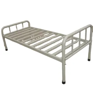 Cama de loft CKD ecológica para adultos, marco de cama individual de metal para hotel y hospital
