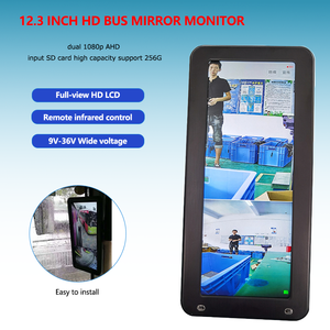 Caméra de recul numérique sans fil Firecore HX-123 12,3 pouces avec écran LCD, prise en charge DVD/<span class=keywords><strong>CD</strong></span>/DV/TV/GPS, 1080P-720P, 12-24V - Product Image 6
