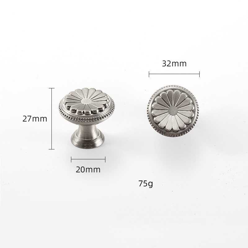 Round-brushed nickel