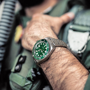 Reloj Mecánico de Lujo para Hombre MIGE, de Acero Inoxidable 316L, Clásico, de Negocios, Automático, 42MM, Esfera Verde, Cristal de Zafiro, 5ATM, para Buceo - Product Image 4