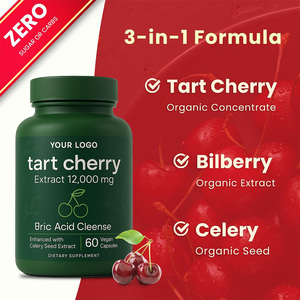 Yüksek Etkili 3'ü 1 Arada Kiraz Konsantresi Kapsülleri 60 Kapsül 12000 mg Uykuyu Destekler Kas İyileşmesine Yardımcı Olur - Product Image 6
