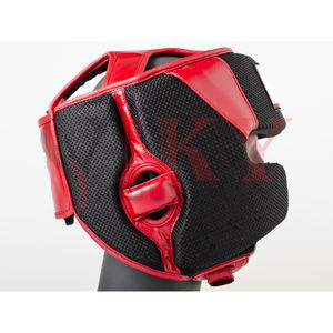 Equipo de Artes Marciales, Protector de Cabeza para Entrenamiento de Boxeo, Cuero, Equipo de Lucha MMA, Casco de Boxeo y Kickboxing - Product Image 4