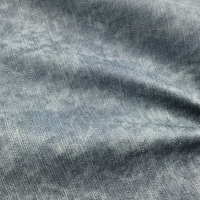 Vestes et jupes en cuir PU texturé denim imprimé et gaufré, tissu anti-moisissure pour vêtements