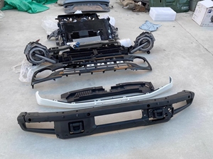 Ensemble de pare-chocs avant pour <span class=keywords><strong>Ford</strong></span> Bronco avec phares LED, support de radiateur et calandre – Pièces automobiles d'occasion pour la réparation du Bronco - Product Image 3
