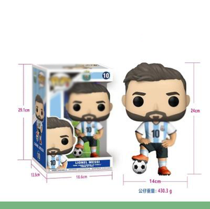 Figura de Messi, Estrella del Fútbol, de 9 Pulgadas (Unidad en Caja Individual), Cabeza de Vinilo, Cuerpo de PVC, Figuras de Anime para Niños, Juguetes, Gran Venta 2026 - Product Image 1