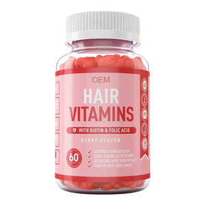 โรงงานผลิตวิตามินกัมมี่สำหรับผม เล็บ และผิวหนัง สูตรไบโอตินและกรดโฟลิก รับผลิตแบบ OEM/ODM และฉลากสินค้าส่วนตัว - Product Image 2