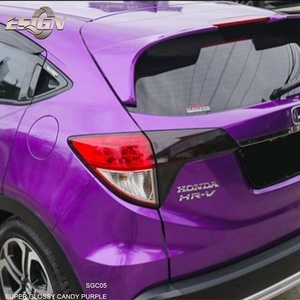 AURORAL CANDY PURPLE Película para carrocería de coche Color de alto brillo rollo de embalaje de coche película PET embalaje vinilo color decoración de coche película - Product Image 4