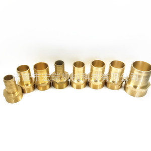 Hongrui All Copper External Thread Pagoda Connector 1 Inch 1.2 Inch 1.5 Inch DN32 40 50 Male Thread Water <b>Pump</b> Hose Adapter - Product Image 1