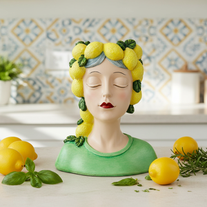 <span class=keywords><strong>Vaso</strong></span> per Fiori a Forma di <span class=keywords><strong>Testa</strong></span> Femminile dal Design Moderno, Decorazione da Parete Verticale <span class=keywords><strong>in</strong></span> Resina Bianca per Casa - Product Image 5