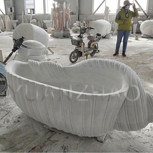 Nuova <span class=keywords><strong>Vasca</strong></span> <span class=keywords><strong>da</strong></span> Bagno Ovale <span class=keywords><strong>in</strong></span> Marmo Naturale Giapponese dal Design Moderno per Interni - Product Image 3