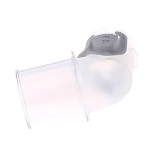 KyrenMed Connecteur coudé de remplacement pour <span class=keywords><strong>Resmed</strong></span> Mirage FX Connecteur de coussin de tube CPAP pivotant Adaptateur de tube de masque CPAP - Product Image 5