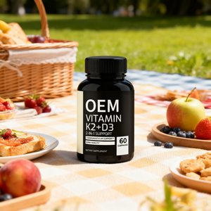 Cápsulas de Vitamina D3 K2, Suplementos Alimenticios, Marca Propia, Venta Directa de Fabricantes OEM ODM - Product Image 4