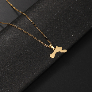 Collar de Cadena con Mapa de la Isla de Bonaire, Mar Caribe, en Acero Inoxidable, Chapado en Oro de 18K, Colgante de Bonaire, <span class=keywords><strong>Antillas</strong></span> Holandesas - Product Image 3