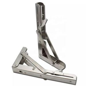 Soporte de Acero Inoxidable 304 para Estante Plegable Oculto de Fábrica, Soporte de Ángulo Ajustable para Estante de Alta Resistencia - Product Image 1