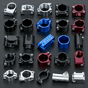 Support d'extension de guidon de vélo en fibre de carbone léger et haute résistance CNC personnalisé, support de compteur de vitesse, GPS, support de téléphone - Product Image 3