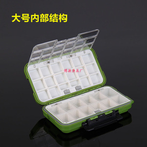 Tianyuan Fishing Tackle Box Waterproof Lure Storage <b>Case</b> Large <b>Medium</b> Small Abs Material Universal Outdoor Use - Product Image 4