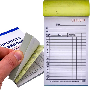 Libretas de Recibos Personalizadas con Números de 5 y 7 Dígitos, Impresión Offset, Sin Carbón, para <span class=keywords><strong>Facturas</strong></span>, Recibos de Estacionamiento - Product Image 1