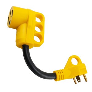 Adattatore da NEMA TT-30P a 14-50R per Camper, da 30A a 50A, Certificato ETL, Convertitore di Potenza 125V/250V per Ricarica Elettrica di Camper - Product Image 1