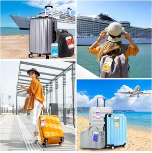 Etiquetas de PVC para Equipaje de Crucero, Portatarjetas de Identificación con Bucles de Alambre, Cordones, Impermeable, Princess Carnival, <span class=keywords><strong>Costa</strong></span> Holland, Embalaje Personalizado - Product Image 2