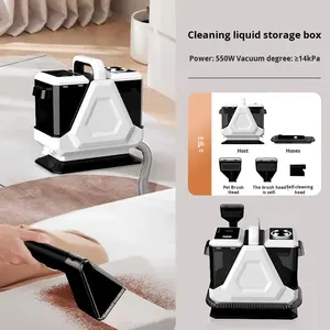 カーペット生地洗浄機電動ソファ家庭用クリーナードライウェット両用スプレーブラシ洗浄吸引汚れ除去クリーナー - Product Image 2