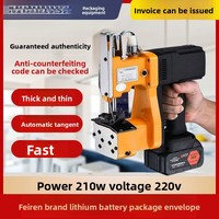 Machine de thermoscellage semi-automatique électrique haute vitesse Feiren pour sacs de riz tissés et textiles, faible bruit, utilisation facile, 220V, 2,5 cm