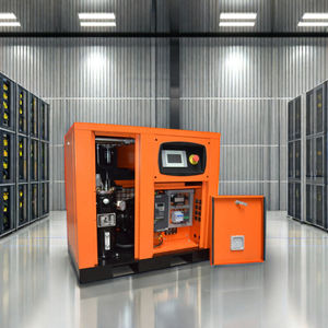 工場価格の静音スクリューエアコンプレッサー、8bar、7.5kw/11kw/15kw、産業用 - Product Image 4