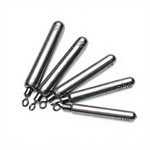 Profissional Tungsten Alloy Skinny Drop Shot Rodada <span class=keywords><strong>Sinkers</strong></span> Eye para Bass Fishing Resistente à corrosão Sinker Pesca - Product Image 1