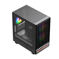 Boîtier d'ordinateur à vente chaude, boîtier de jeu en verre trempé, filtre à poussière magnétique, boîtier d'ordinateur MAtx pour ordinateur de bureau