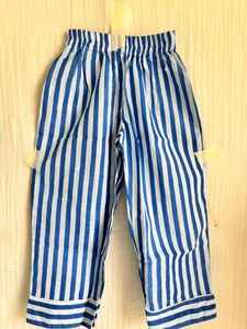 Camiseta de Pijama de Algodón con Cuello Marinero a Rayas Azules y Blancas, Manga Larga, Transpirable, Estilo Náutico, Unisex para Adultos - Product Image 4