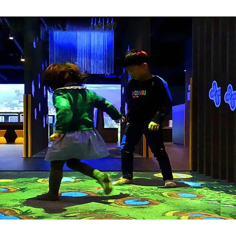 Children Interactive Floor Projector Multiplayer Projection Games For Amusement Park