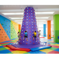 Mur d'escalade gonflable en PVC, nouveau style, design sécurisé, le plus vendu en 2026, pour l'entraînement d'escalade en extérieur et en intérieur des enfants