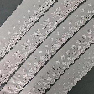 5-10cm robe de soirée crocheté coton <span class=keywords><strong>France</strong></span> dentelle Applique brodé oeillet garniture pour robes couture matériaux et accessoires - Product Image 2