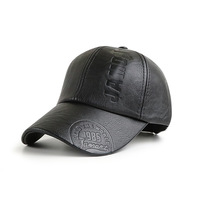 Gorra de Cuero Personalizada con Grabado para Hombre, Estilo Urbano, 6 Paneles, Gorra Deportiva de Alta Calidad, Gorra Tipo Dad Hat