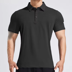 Expédition rapide au détail 50 pcs livraison rapide Anti-rétrécissement hommes Golf Polo Shirt Logo personnalisé séchage rapide à manches courtes respirant vêtements pour adultes - Product Image 5