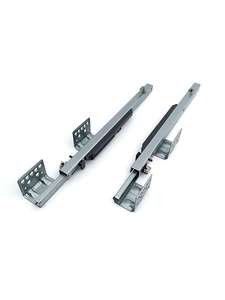 ROHU lemari pakaian Kabinet Kabinet sebagian ekstensi tunggal bawah rel panduan laci peredam tersembunyi rel geser seng - Product Image 4