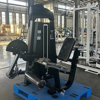 Offre Spéciale : Machine d'Extension et de Flexion des Jambes en Acier Gris pour la Musculation en Salle de Sport – Machine Assise pour Bras et Jambes