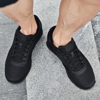 Baskets à la mode unisexes blanches et noires de grande taille Baskets de sport pour hommes et femmes Chaussures de fitness rétro avec logo personnalisé Chaussures de printemps en maille
