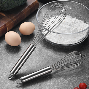 Fouet Batteur à Œufs Manuel en Acier Inoxydable, Design Classique, pour la Maison et la Cuisine, Personnalisable ou Standard, à Prix Abordable - Product Image 2