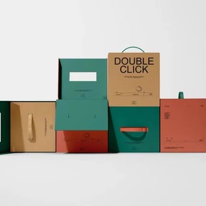 Boîte cadeau pliable en carton recyclé, emballage en carton ondulé pour expédition, personnalisable selon la demande - Product Image 3