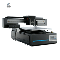 Nouvelle machine d'impression UV 6090 entièrement automatique à 3 têtes XP600 CMYKW Plus Vernis, impression en un seul passage, effet relief pour tasses, étiquettes en cristal et rouleaux