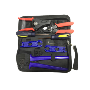 2021 nouveau matériel solaire Kit d'outils à main sac pour cellule solaire câble <span class=keywords><strong>PV</strong></span> fil Installation d'énergie solaire bricolage batterie onduleur - Product Image 2