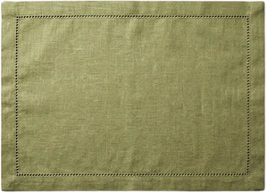 Napperons en coton vert sauge les plus vendus pour les repas quotidiens, les réunions de famille, les banquets de mariage, les présentations de table de restaurant, les hôtels - Product Image 2