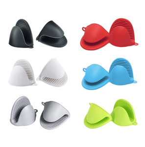 Guantes de Horno de Silicona Resistentes al Calor, Guantes de Horno Antideslizantes Resistentes a Altas Temperaturas, Guantes de Protección para Horno y Microondas - Product Image 4
