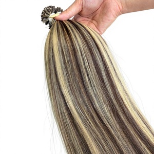 ผมต่อแบบเส้นตรงจากเวียดนาม  ชนิดเคราติน  แบบซุปเปอร์ดับเบิ้ลดรอน สีน้ำตาลธรรมชาติ  ปลายแบน - Product Image 1