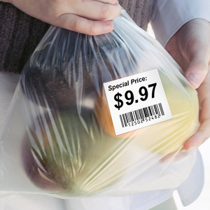 Custom <span class=keywords><strong>Freezer</strong></span> Grade White Direct Thermal Liner less Kühlkette Fleisch Lebensmittel verpackungs etikett mit SC II Serie AW4600 SM5300 SM5500 - Product Image 4