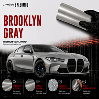 Film de protection automobile Speedmod Custom Brooklyn Gray Gloss auto-réparant à changement de couleur pour protection extérieure des véhicules